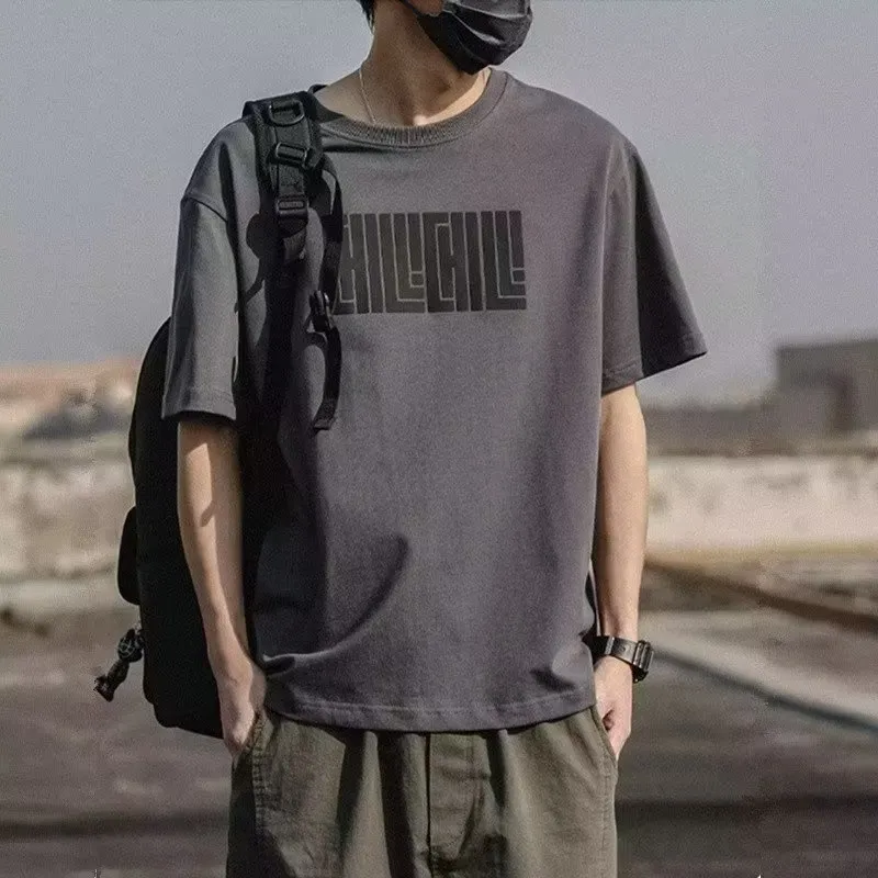 よく売れる カジュアル 合わせやすい ラウンドネック ルーズ カジュアル 半袖Tシャツ